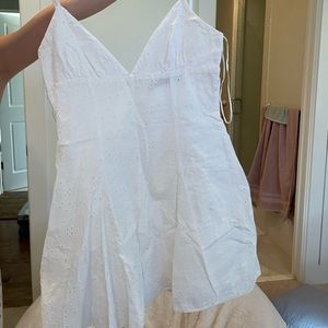 Zara white dress